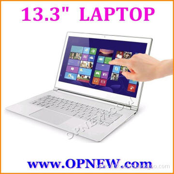Cheap Ultra-slim 13.3 inch dual core laptop netbook wm8880 cpu 1.52Ghz with Bluetooth RJ45 port HDM 1GB DDRII 16GB Nandflash